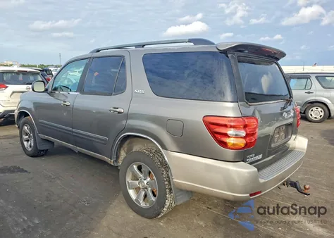2004 Toyota Sequoia Sr5 z USA, uszkodzony, nr VIN 5TDZT34A64S221253
